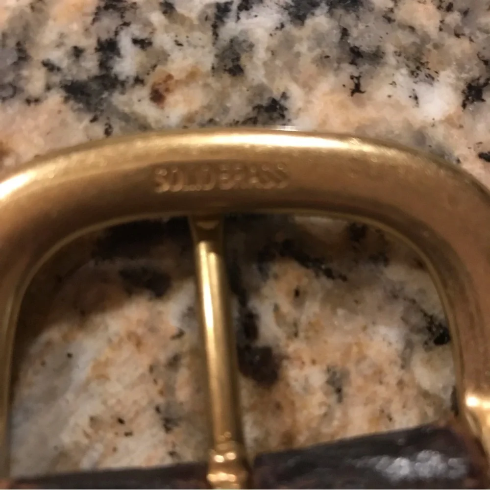 🍀VINTAGE LUCKY BRAND Distressed Leather Belt